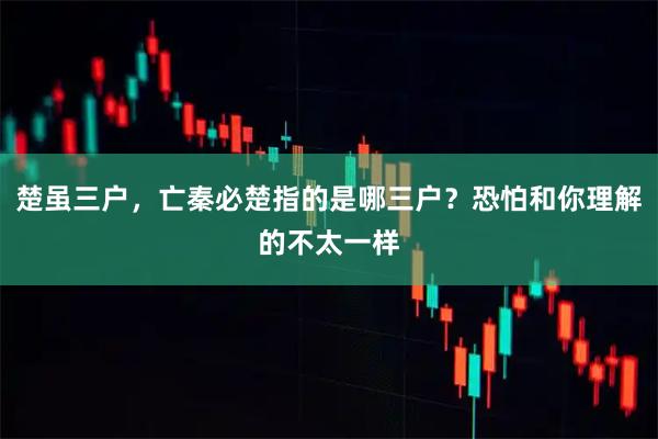 楚虽三户，亡秦必楚指的是哪三户？恐怕和你理解的不太一样