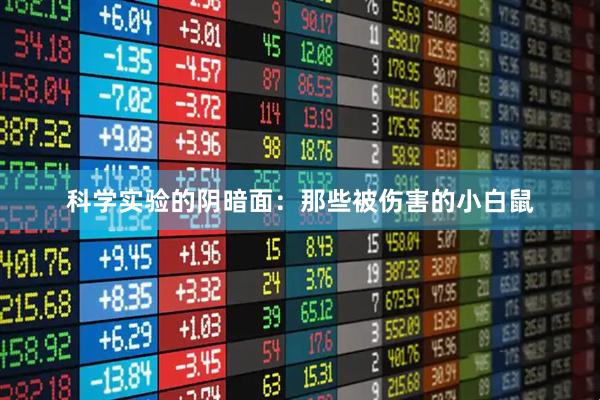 科学实验的阴暗面：那些被伤害的小白鼠