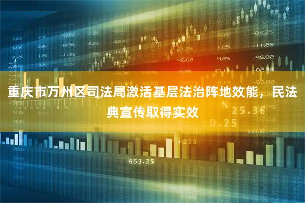 重庆市万州区司法局激活基层法治阵地效能，民法典宣传取得实效